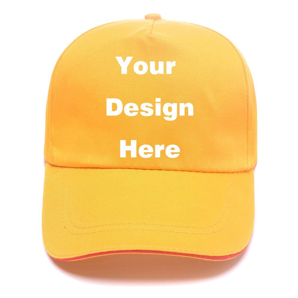 Custom Blank Baseball Cap Hat Dad Hat, Adjustable Sun Visor Solid Cap, Cotton Classic Plain Cap