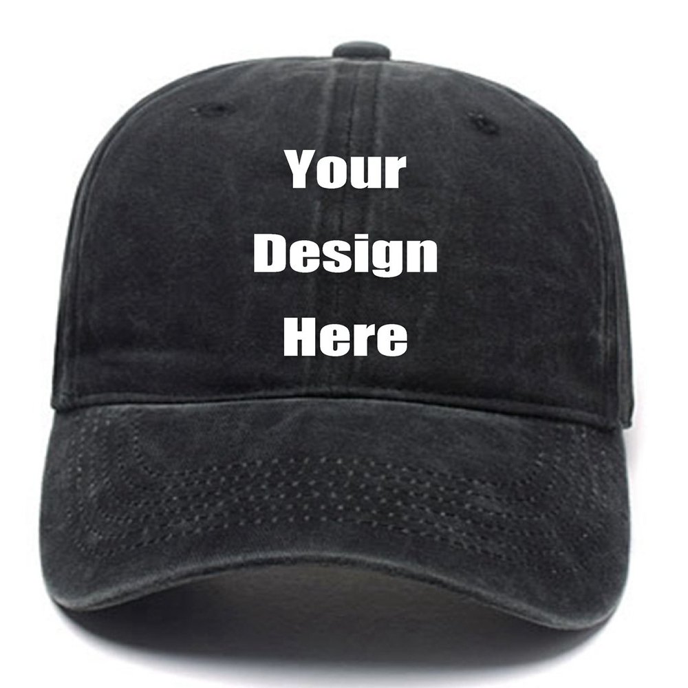 Custom Baseball Cap Adjustable Unisex Mens Womens Hip-Hop Hat Printed Caps Personalized Vintage Cowboy Hat