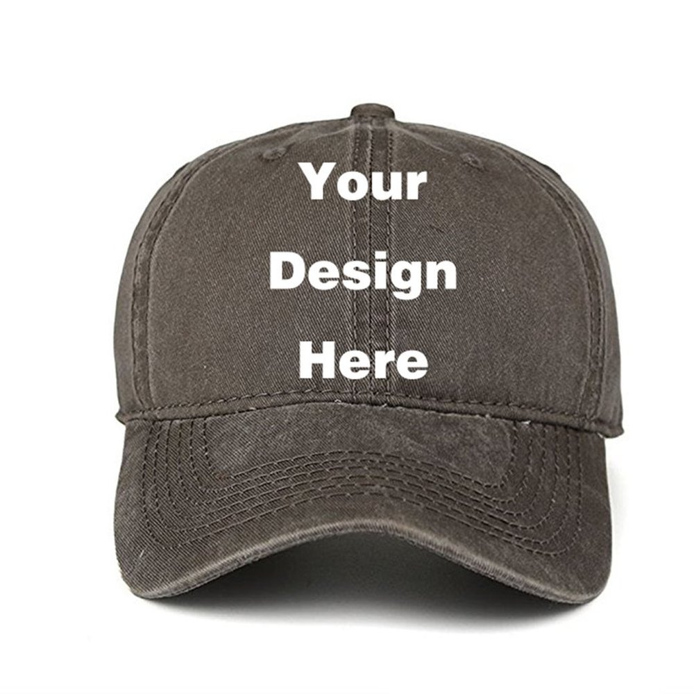 Custom Baseball Cap Adjustable Unisex Mens Womens Hip-Hop Hat Printed Caps Personalized Vintage Cowboy Hat