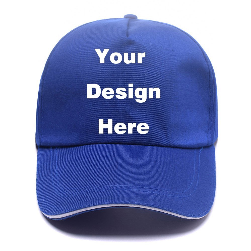 Custom Blank Baseball Cap Hat Dad Hat, Adjustable Sun Visor Solid Cap, Cotton Classic Plain Cap