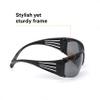 3M SecureFit Tactical Series SF602SGAF-TAC, Grey Scotchgard Anti-Fog lens, Black Frame view 3