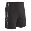 Champro Header Soccer Short, Black, Black, White, Large view 1