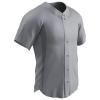 Champro Reliever Full Button Baseball Jersey, Youth Large, Grey view 1