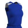Champro Women's Standard Free Toss Basketball Jersey, Royal, White, Large view 1