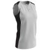 Champro Check Baseball Jersey, Youth Small, White, Black view 1