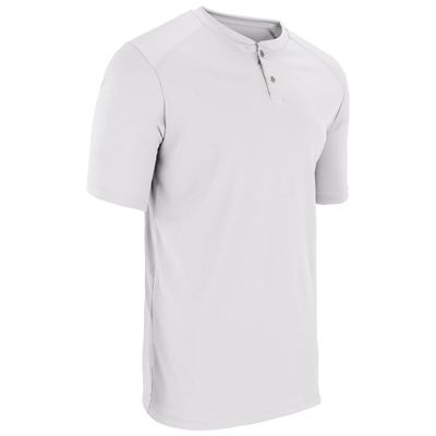 Champro Turn Two Lightweight Polyester Baseball/Softball Jersey, Youth Large, White