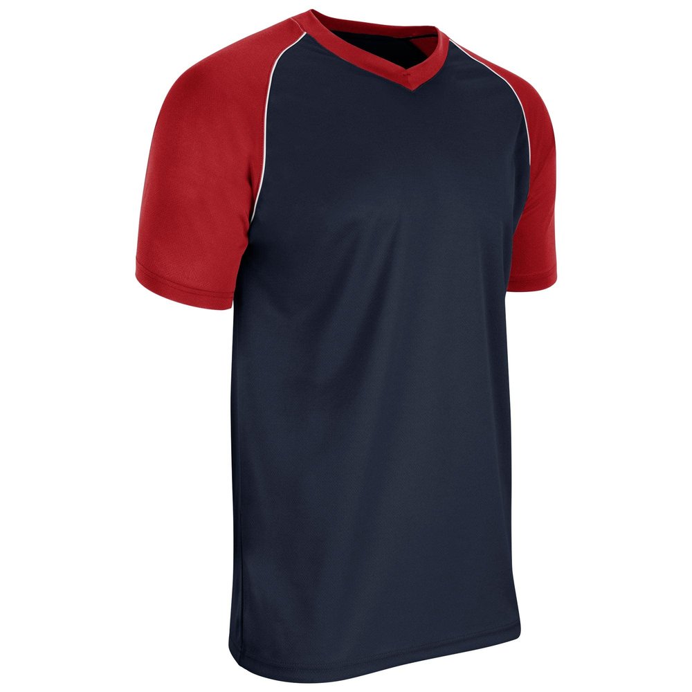 Champro Bunt Light Weight Mesh Jersey - Baseball, Soccer, Adult 2X-Large, Navy,Scarlet,White
