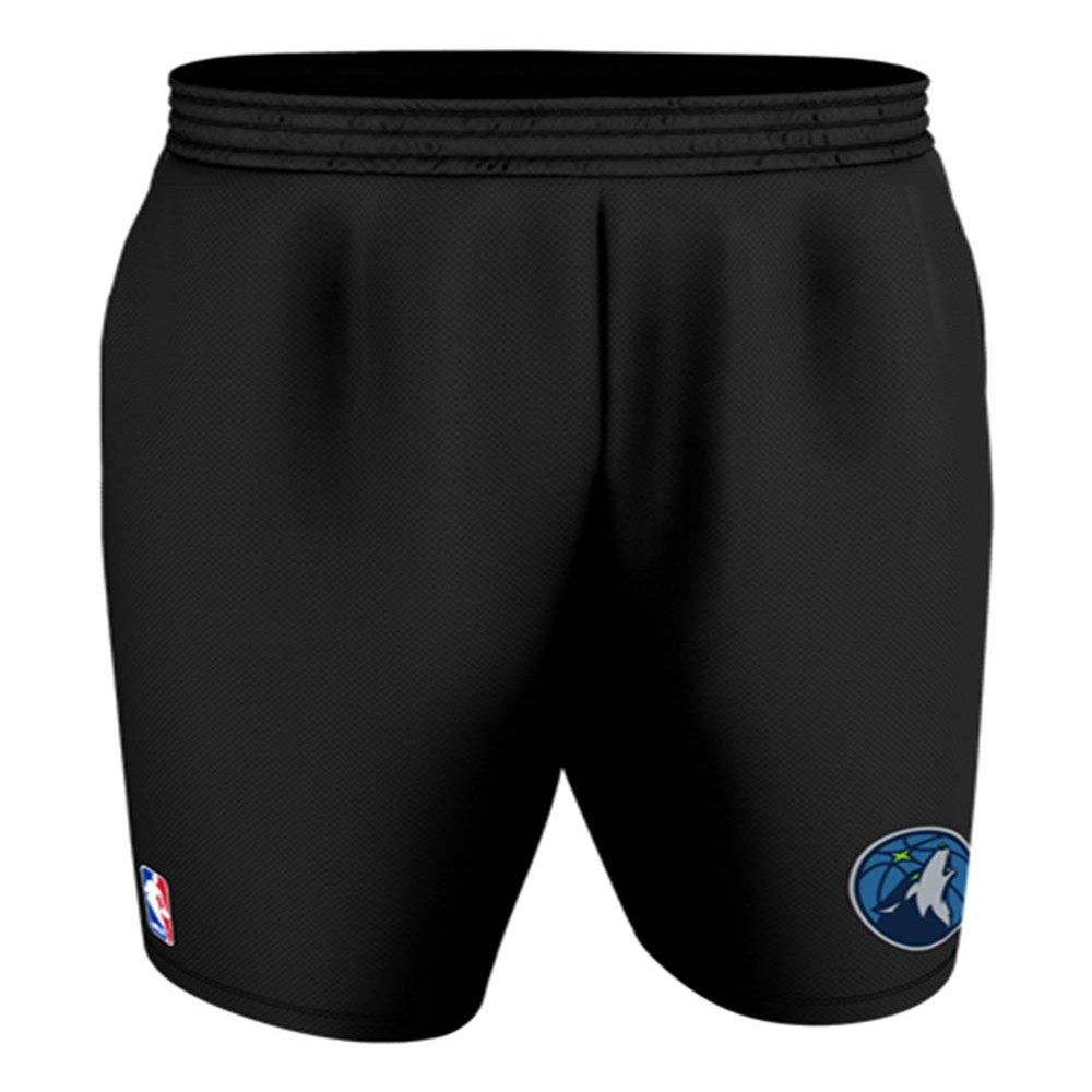 A205LY - Logo'd NBA Shorts You - M - BK/WH/MT