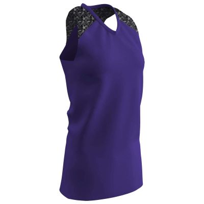 Champro at Bat Polyester Softball Jersey, Women's Small, Purple