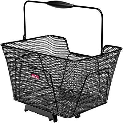 Unix Unisex Adults Reano TopKlip Bicycle Basket, Black, 41 x 30 x 21 cm