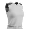 Champro Women's Standard Free Toss Basketball Jersey, White, Charcoal, Large view 1
