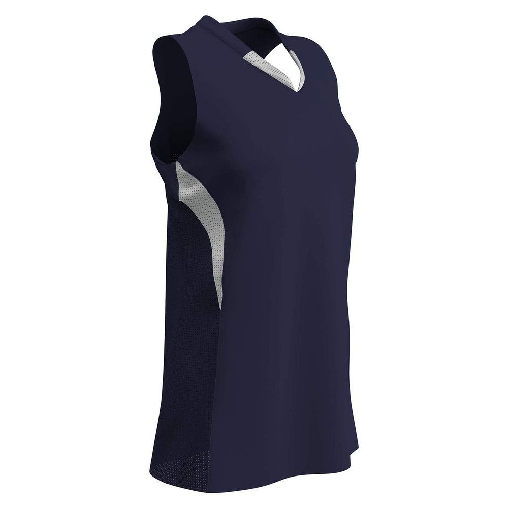 Champro Decoy Softball V-Neck Racer Back, Women's 2X-Large, Navy,White