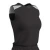 Champro Free Toss Polyester Basketball Jersey, Women's 2X-Large, Black, White view 1