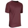 Champro Leader Polyester Crew Neck T-Shirt, Adult 4X-Large, Maroon view 1