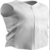 Champro Reliever Full Button Sleeveless Baseball Jersey, Adult 3X-Large, White view 2