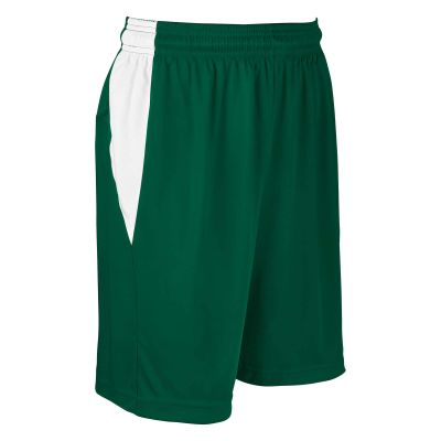 Champro Block Polyester Basketball Jersey, Women's X-Large, Forest Green, White