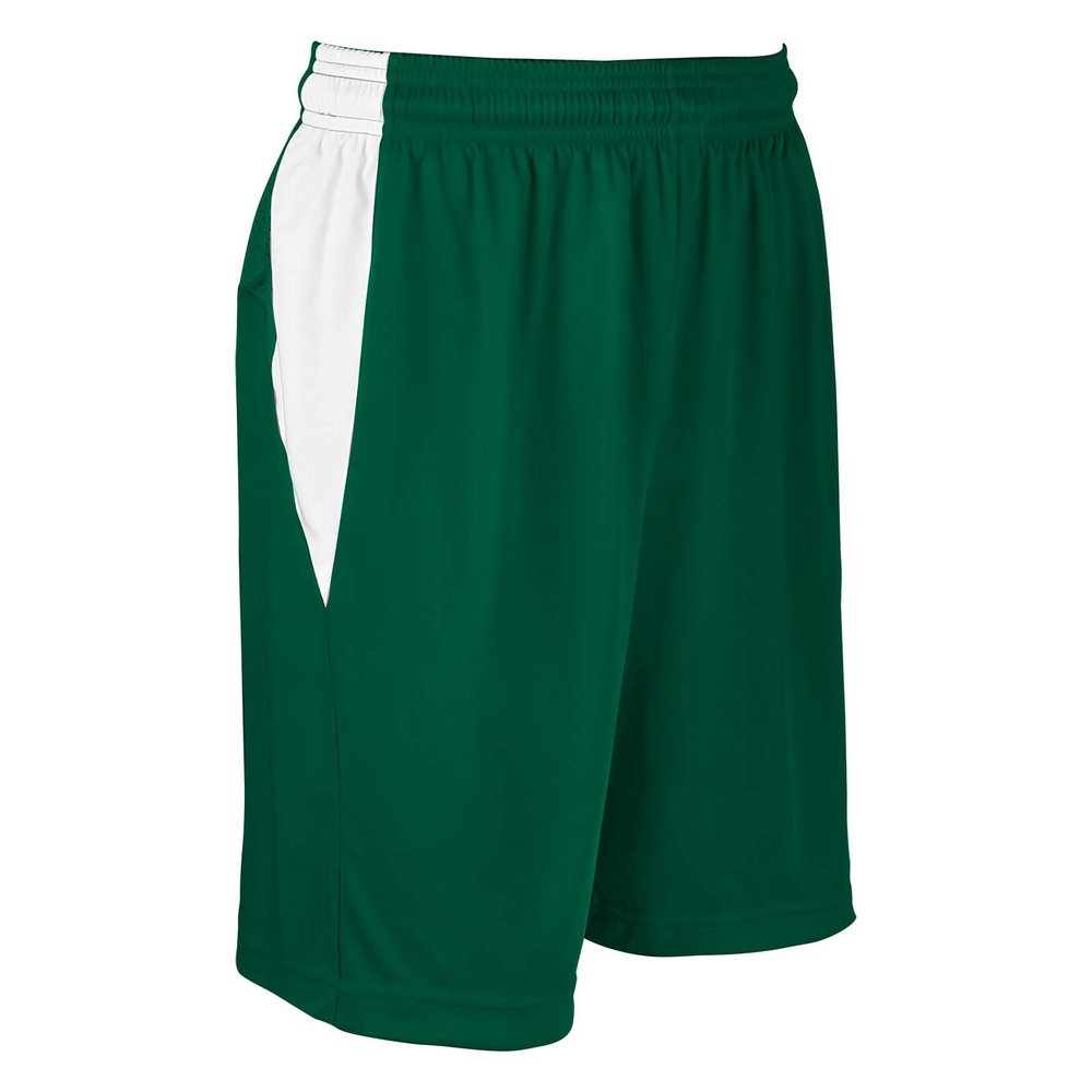 Champro Block Polyester Basketball Jersey, Women's X-Large, Forest Green, White
