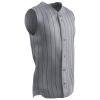 Champro Ace Sleeveless Polyester Jersey, Adult Small, Grey, Navy Pin view 1