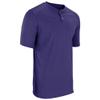 Champro Turn Two Lightweight Polyester Baseball/Softball Jersey, Youth Small, Purple view 1
