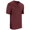 Champro Turn Two Lightweight Polyester Baseball/Softball Jersey, Adult Large, Maroon view 1