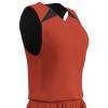 Champro Women's Standard Pro-Plus Reversible Basketball Jersey, Orange, Black, 2X-Large