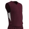 Champro Charge Polyester Basketball Jersey, Youth Medium, Maroon, White view 1