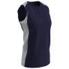 Champro Check Baseball Jersey, Women's Large, Navy, White view 1
