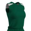 Champro Women's Standard Free Toss Basketball Jersey, Forest Green, White, 2X-Large view 1