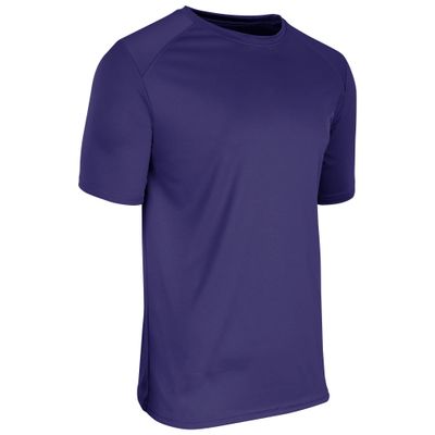 Champro Leader Polyester Crew Neck T-Shirt, Adult Small, Purple