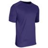 Champro Leader Polyester Crew Neck T-Shirt, Adult Small, Purple view 1