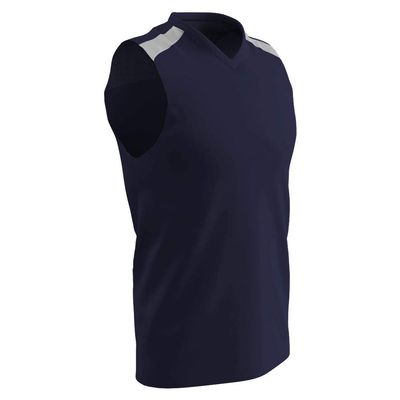 Champro Free Toss Polyester Basketball Jersey, Adult Small, Navy, White