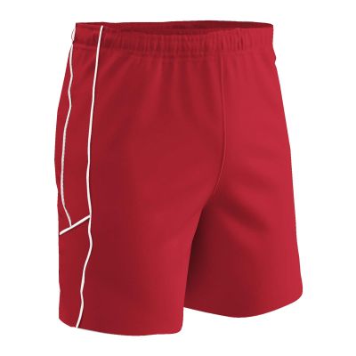 Champro Men's Standard Header Lightweight Adult Soccer Shorts, Red, Medium