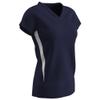 CHAMPRO Spike Ladies Polyester Volleyball Jersey Navy, White, X-Small view 1