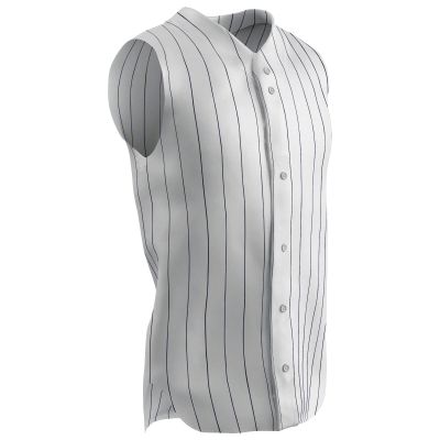 Champro Ace Sleeveless Polyester Jersey, Adult X-Large, Navy Pin