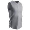 Champro Reliever Full Button Sleeveless Baseball Jersey, Adult X-Large, Grey view 1