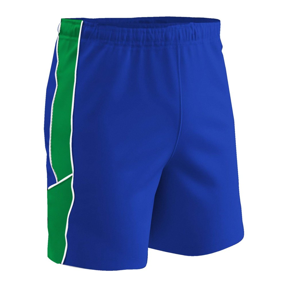 CHAMPRO Header Lightweight -Youth Soccer Shorts, Royal Body, NEON Green Body, White Body, Large
