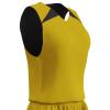 Champro Women's Standard Pro-Plus Reversible Basketball Jersey, Gold, Black, 2X-Large