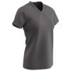 Champro Star Ladies V Neck T Shirt, Women's Small, Charcoal view 1