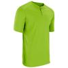 Champro Turn Two Lightweight Polyester Baseball/Softball Jersey, Youth Small, Neon Green view 1