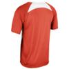 Champro Clean Up 2 Button Baseball/Softball Jersey, Youth Large, Orange, White view 3