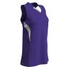 Champro Decoy Softball V-Neck Racer Back, Women's 2X-Large, Purple,White view 1