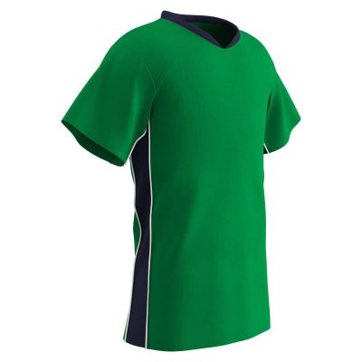 CHAMPRO Header Lightweight Soccer Jersey, Green, X-Large