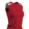 Champro Women's Standard Free Toss Basketball Jersey, Scarlet, White, Small view 1