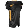 Champro Mens Huddle Stretch Polyester Dazzle Jersey, Black,Gold, Medium view 3