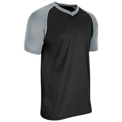 Champro Bunt Light Weight Mesh Jersey - Baseball, Soccer, Adult 2X-Large, Black,Silver,White