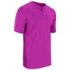 Champro Turn Two Lightweight Polyester Baseball/Softball Jersey, Youth Medium, Fuchsia view 1