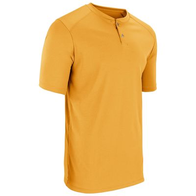 Champro Turn Two Lightweight Polyester Baseball/Softball Jersey, Youth Medium, Gold