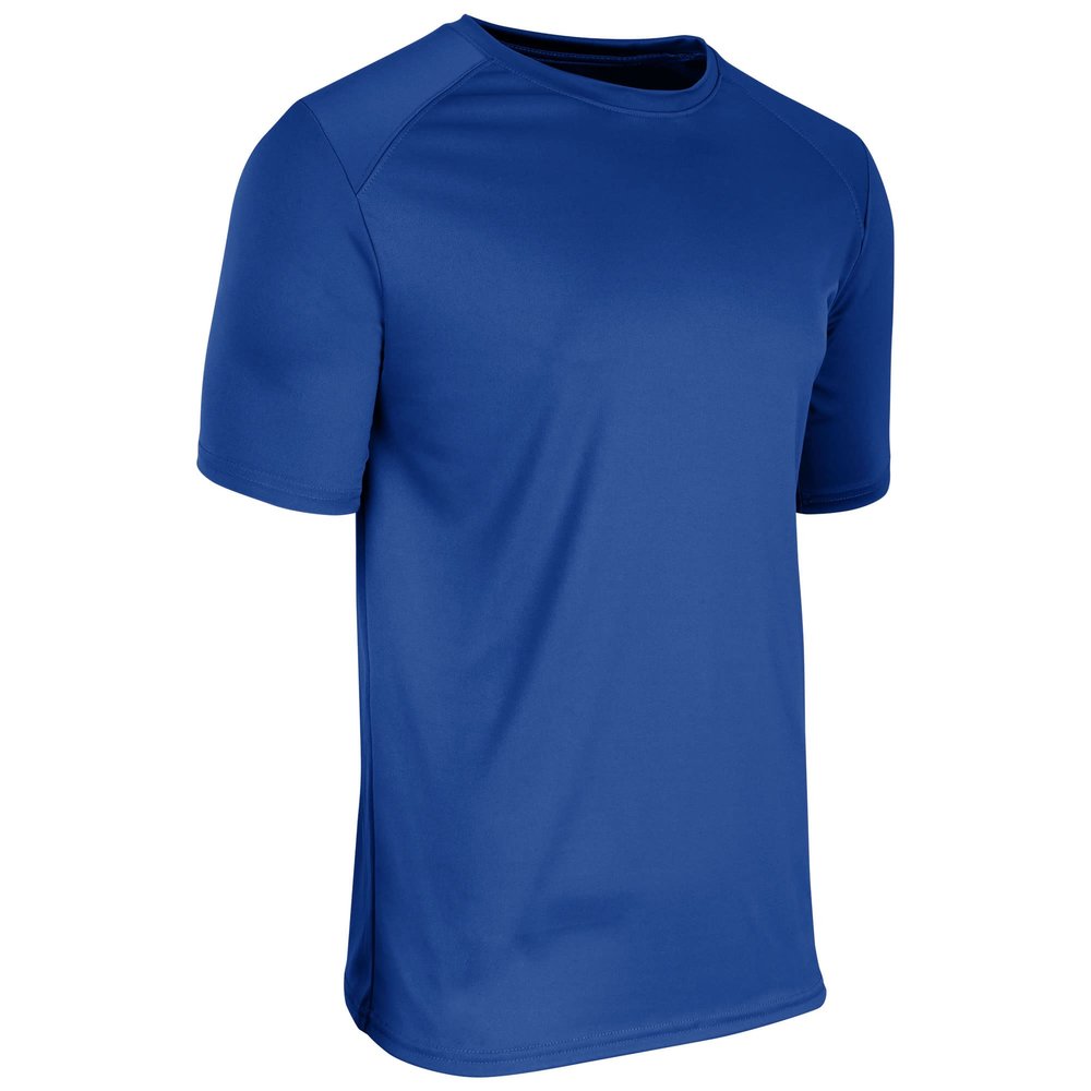 Champro Leader Polyester Crew Neck T-Shirt, Adult Small, Royal