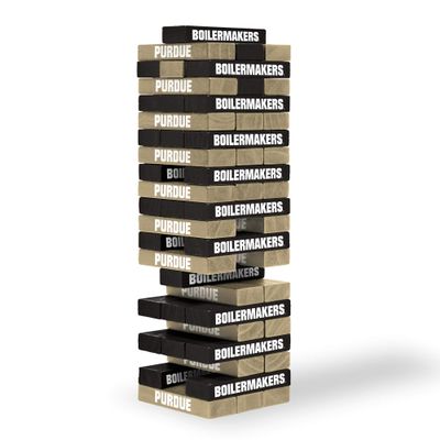 Wild Sports NCAA Purdue Boilermakers Table Top Stackers 3" x 1" x .5", Team Color