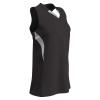 Champro Decoy Softball V-Neck Racer Back, Women's Large, Black,White view 1